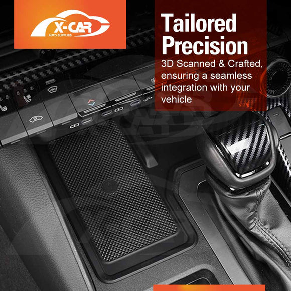 Wireless Charging Mat for Toyota Prado 250 2024-Onwards Center Console Silicone Pad