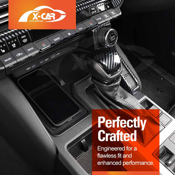 Wireless Charging Mat for Toyota Prado 250 2024-Onwards Center Console Silicone Pad