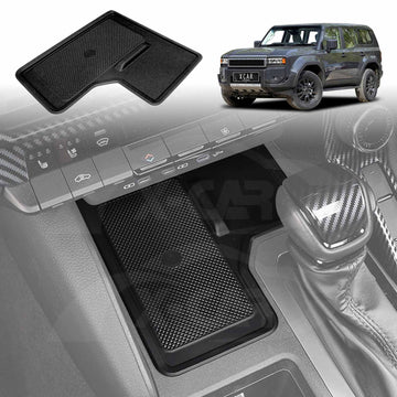 Wireless Charging Mat for Toyota Prado 250 2024-Onwards Center Console Silicone Pad