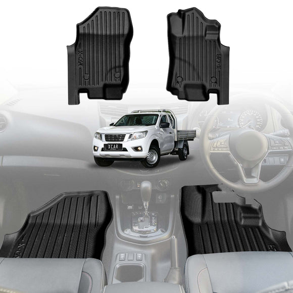 3D Floor Mats for Nissan Navara NP300 D23 Single Cab 2015-2025 All-Weather Car Liners