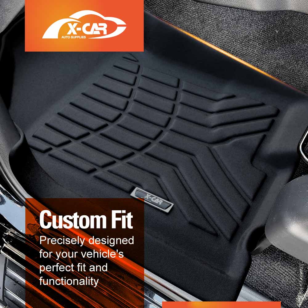 3D Floor Mats for Nissan Navara NP300 D23 Single Cab 2015-Onwards All-Weather Car Liners