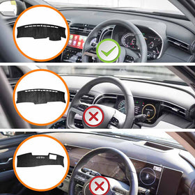 Dash Mat for Hyundai Tucson Elite 2021-2024 Non-Slip Microfiber Pad Cover - 0