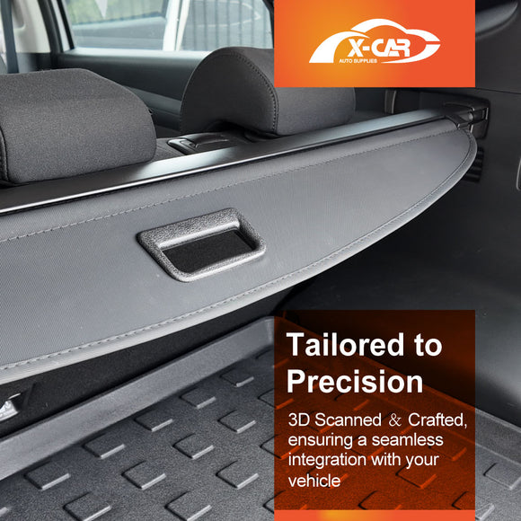 Retractable Cargo Cover for Hyundai Tucson 2021-2025 Canvas Trunk Luggage Security Shield Shade