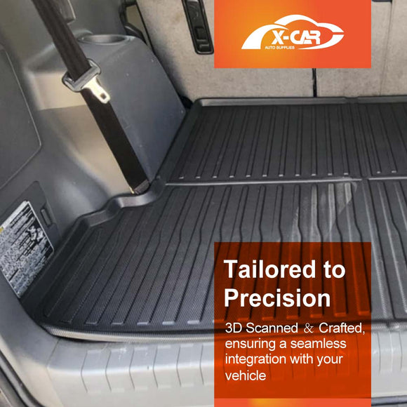 Boot Liner / Back Seats Protector for Toyota Prado 7-Seat 150 Series 2009-2024