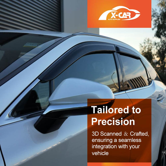 WeatherShields for Lexus RX RX350 RX500 2022-Onwards Car Weather Shields Wind Deflectors Sun Visors