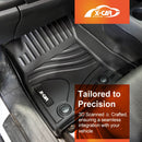 3D Front Floor Mats for Toyota NEW Hilux Auto Single / Extra Cab 2025-Onwards All-Weather Car Liners-2