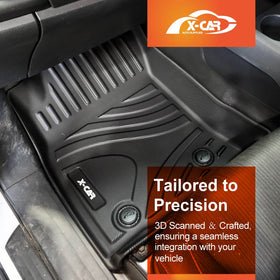 3D Front Floor Mats for Toyota NEW Hilux Auto Single / Extra Cab 2025-Onwards All-Weather Car Liners - 0