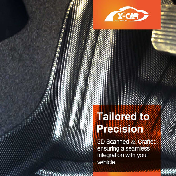 Floor Mats for Volkswagen Amarok NF Series 2023-Onwards Dual Cab All-Weather Car Liners