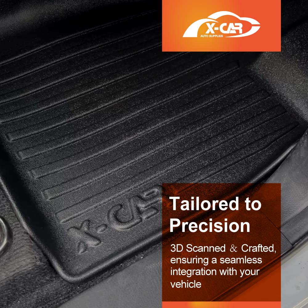 3D Floor Mats for Isuzu MU-X MUX 2022-2025 All-Weather Car Liners