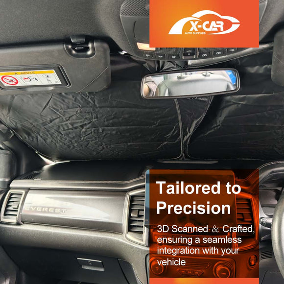 WindScreen Sun Shade for Ford Everest 2022-Onwards Wind Screen Sun Visor Protector