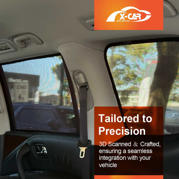 Window Sun Shade for Nissan Patrol 2012-2025 Y62 Series Rear Windscreen Blind Mesh