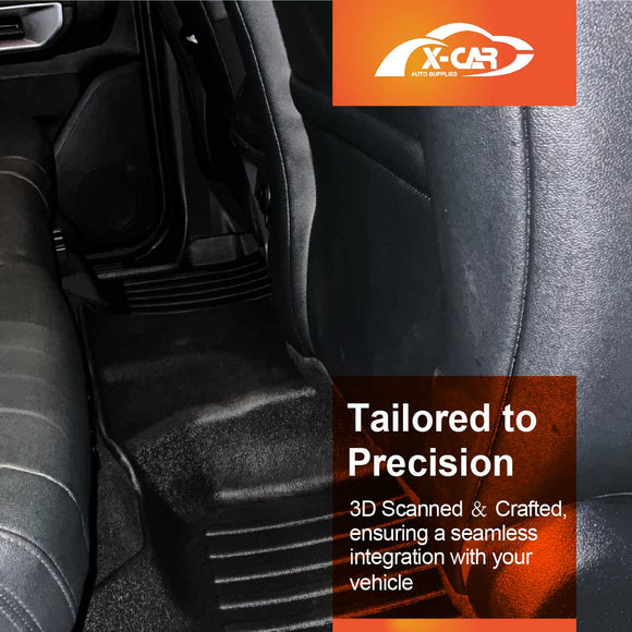 3D Floor Mats for Ford Everest 2022-Onwards All-Weather Liners