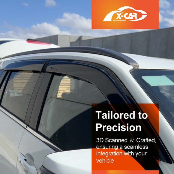 WeatherShields for Isuzu MU-X MUX 2022-Onwards Car Weather Shields Wind Deflectors Sun Visors