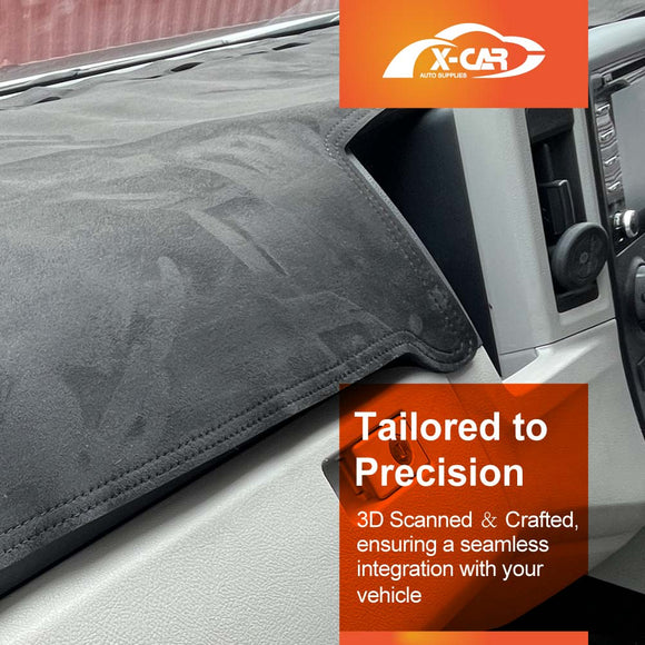 Dash Mat for Toyota HiAce Van 2019-Onwards Non-Slip Microfiber Pad Cover