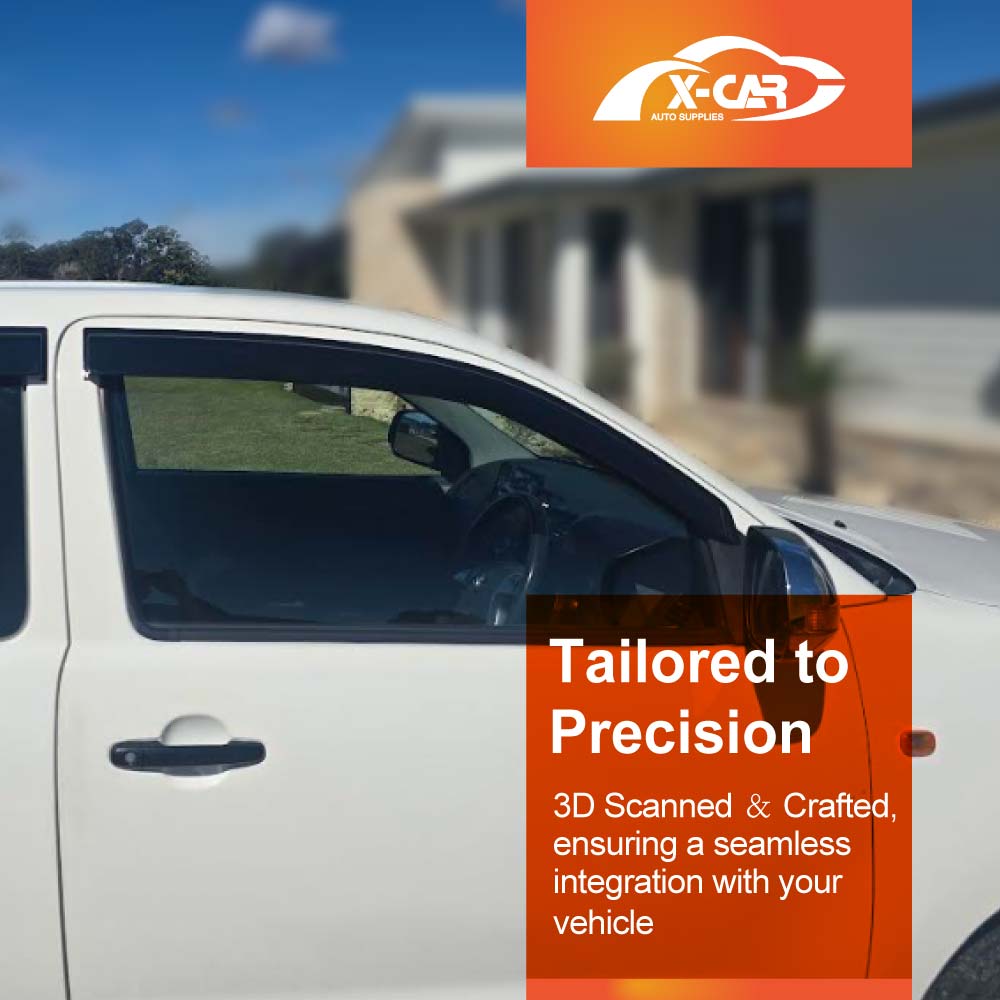 WeatherShields for Toyota Hilux SR5 Extra Cab 2005-2015 Car Weather Shields Wind Deflectors Sun Visors