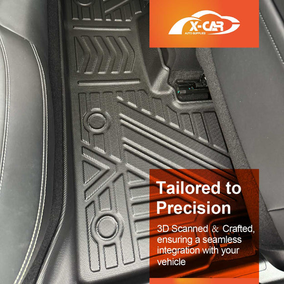 3D Floor Mats for GWM Haval Jolion 2021-2025 All-Weather Liners