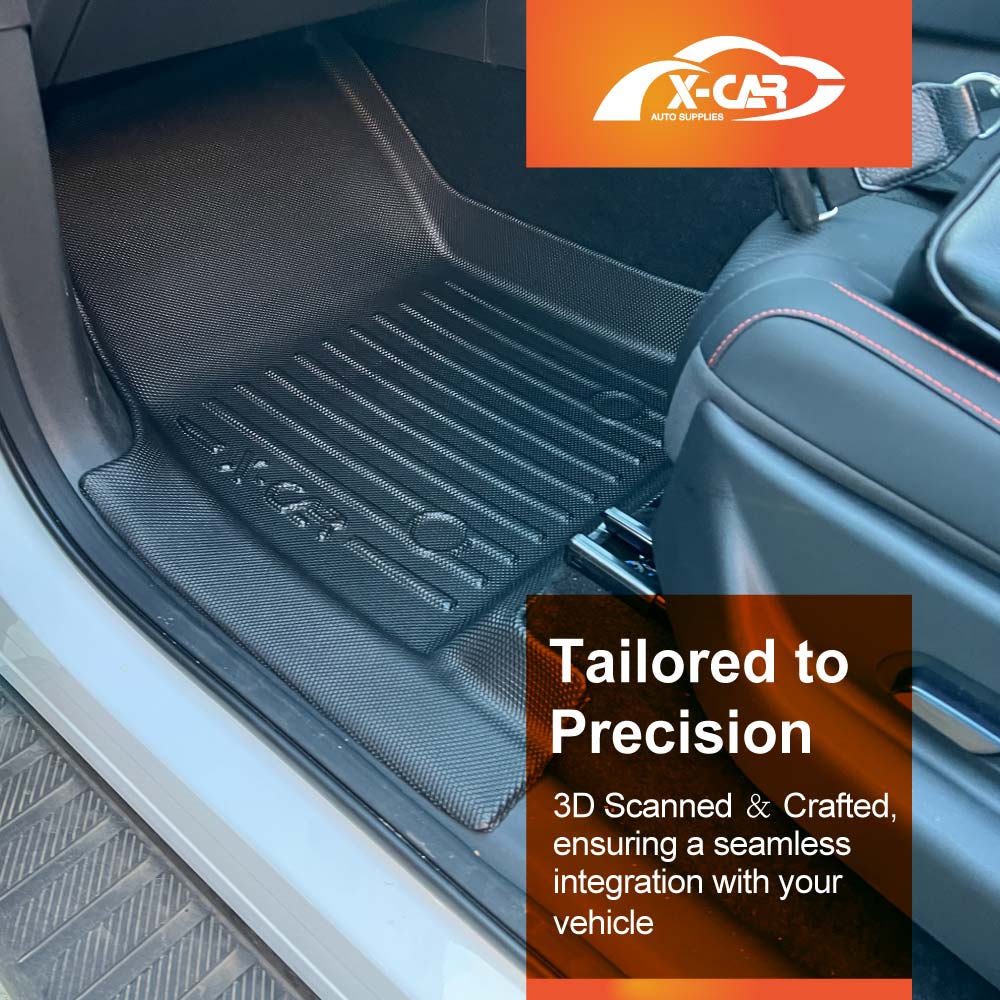3D Car Mats for BYD Shark 6 2024-2025 All-Weather Floor Liners