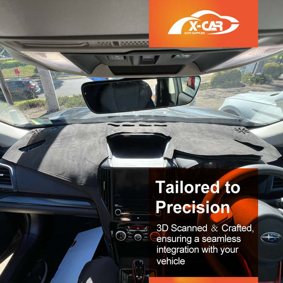 Dash Mat for Subaru Forester 2018-2025 Non-Slip Microfiber Pad Cover