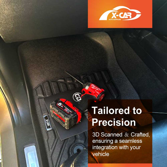 3D Floor Mats for Ford Everest 2015-2022 All-Weather Car Liners