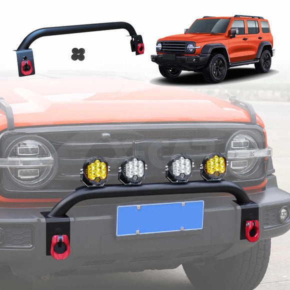 Nudge Bar with LED Spotlight For GWM Tank 300 2023-2025 Bullbar Front Bumper LED Light