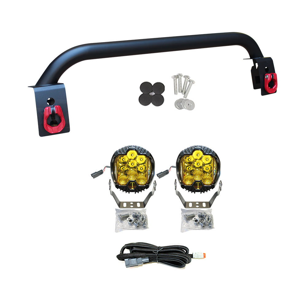 Nudge Bar with LED Spotlight For GWM Tank 300 2023-2025 Bullbar Front Bumper LED Light