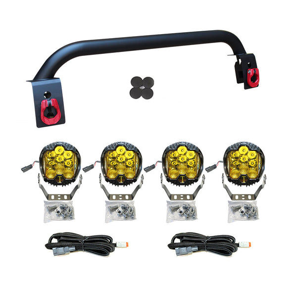 Nudge Bar with LED Spotlight For GWM Tank 300 2023-2025 Bullbar Front Bumper LED Light