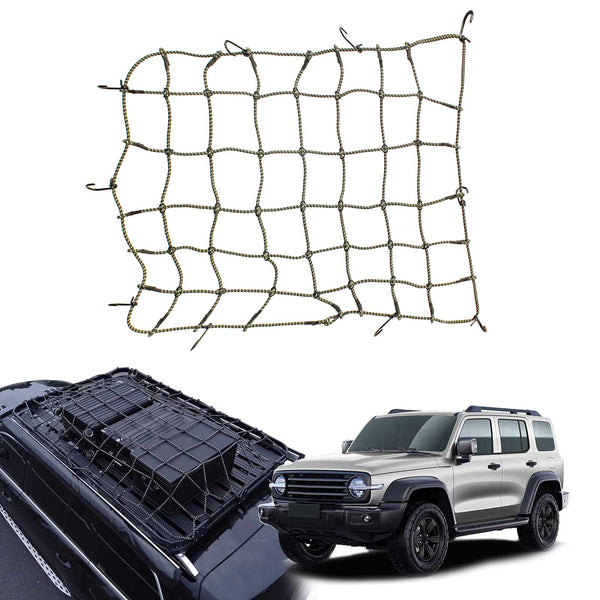 Roof Top Rack Cargo Net for GWM Tank300 2023-2024 Luggage Bungee Net