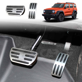 Pedals Cover for GWM Tank 300 2023-2025 Aluminum Anti-Slip Accelerator Brake Foot Pads