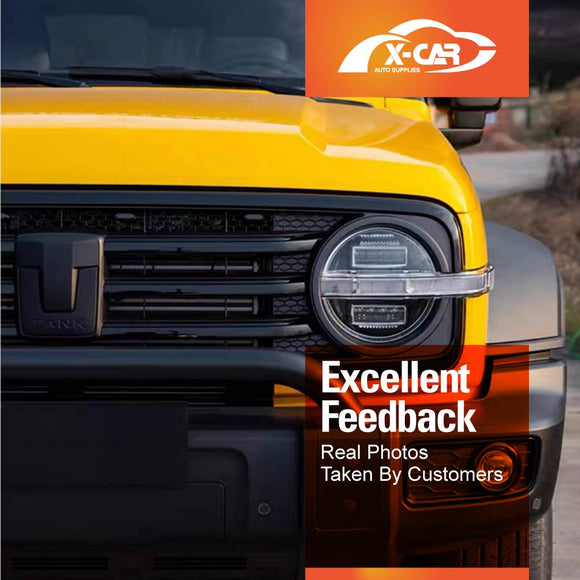 Front Logo Badge for GWM Tank 300 2023-2025 Emblem Decals Sticker Cover Accessories