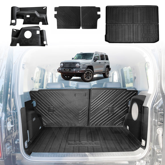 Boot Liner / Back Seat Protector for GWM Tank 300 2023-Onwards Boot Side Liner Mats