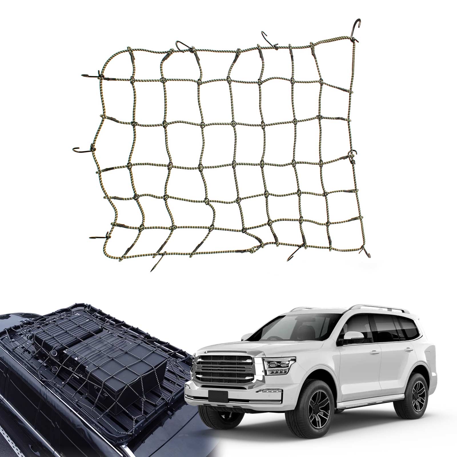 GWM Tank 500 Tank500 2024-2025 Roof Luggage Rack Net Multi-Functional Expansion Platform Aluminum Alloy - 0