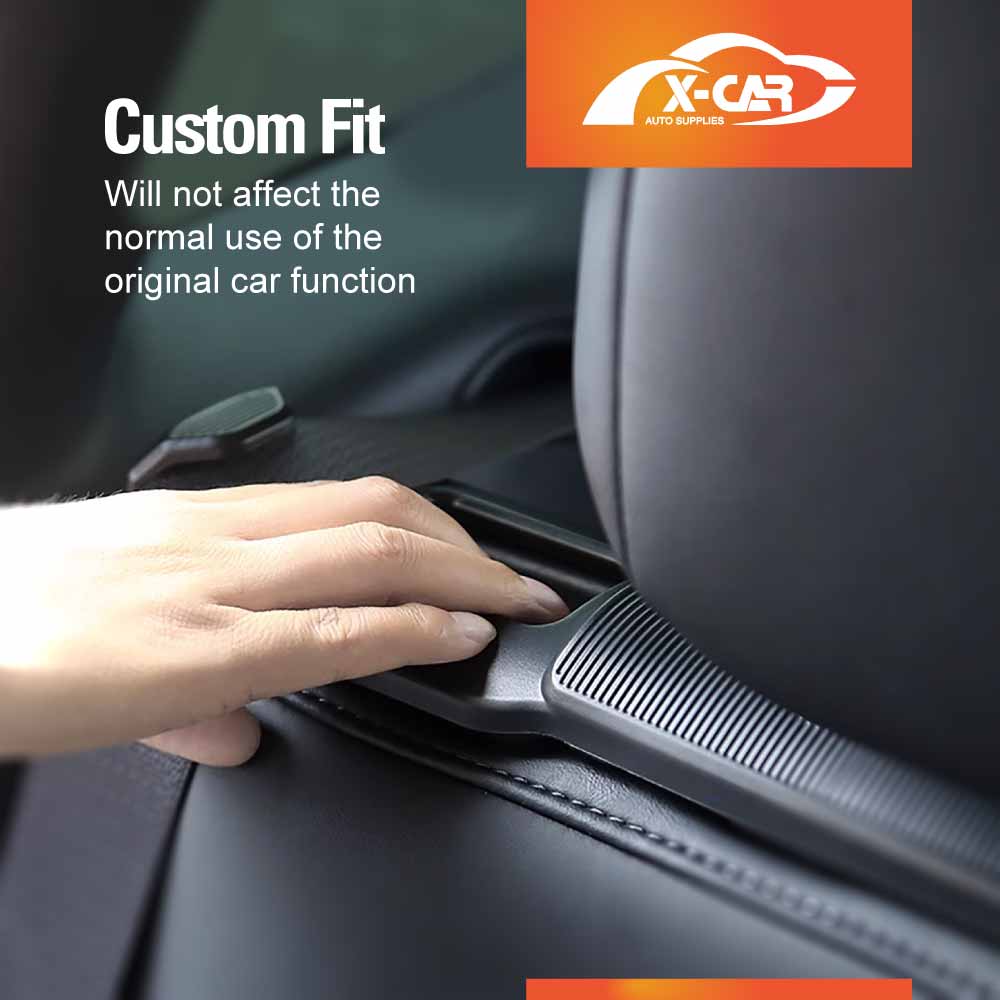 Rear Seat Hook Seat Belt Holder for Tesla Model Y 2021-2025 Set of 2 - 0