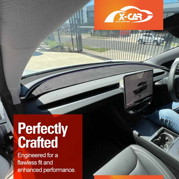 Dash Mat for Tesla Model 3 Highland 2023-2025 Non-Slip Dashboard Pad Cover