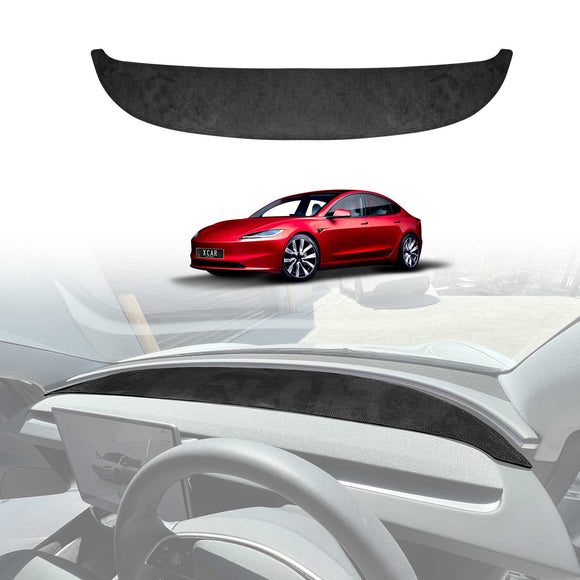 Dash Mat for Tesla Model 3 Highland 2023-2025 Non-Slip Dashboard Pad Cover