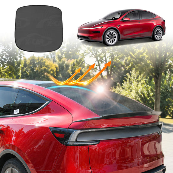 Rear Windscreen Roof Sunshades for Tesla Model Y L 6-Seat 2026-Onwards Sunroof Sun Blind