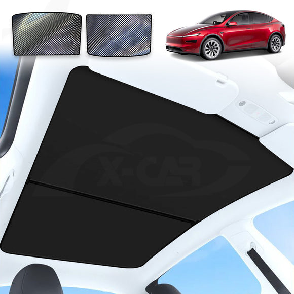 Rear Windscreen Roof Sunshades for Tesla Model Y L 6-Seat 2026-Onwards Sunroof Sun Blind