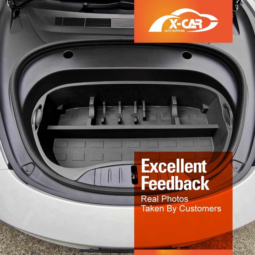 Tesla Model 3 Front Trunk Cargo Organizer Frunk Storage Box Tray Accessories