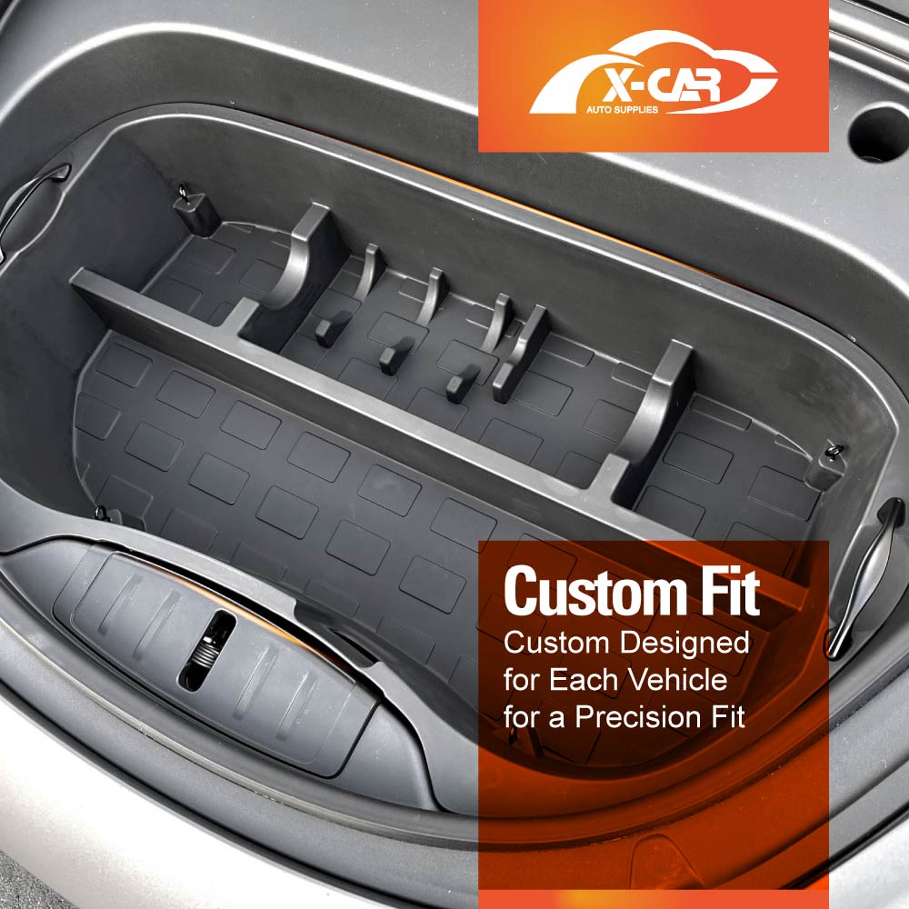 Tesla Model 3 Front Trunk Cargo Organizer Frunk Storage Box Tray Accessories - 0