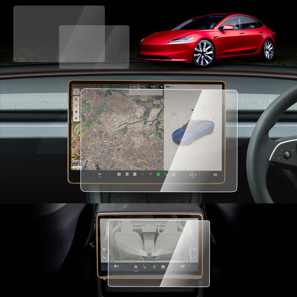 GAFAT Tesla Model 3 2024 2025 8 Touchscreen Hinten Schutzfolie, Gehärtetes  Glas Displayschutzfolie für Tesla Model 3 Highland 2024 8  Entertainment-Bildschirm hinten, Stoßfest, 9H Anti-Kratzen : :  Elektronik & Foto