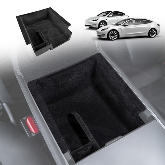 Centre Console Organiser Tray for Tesla Model 3 2021-2023 and Model Y 2021-2025