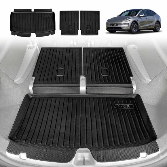 Interior Liners Cargo Mats for Tesla Model Y L 6-Seat 2026-Onwards