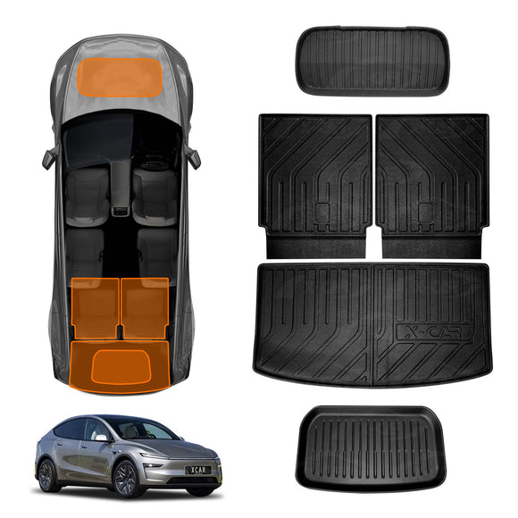 Interior Liners Cargo Mats for Tesla Model Y L 6-Seat 2026-Onwards