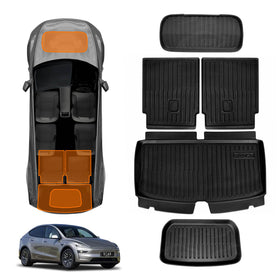 Interior Liners Cargo Mats for Tesla Model Y L 6-Seat 2026-Onwards