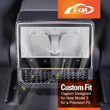 Panel Trim for Tesla Model Y L 6-Seat 2026-Onwards Rear AC Vent Steering Wheel Accessories - 0