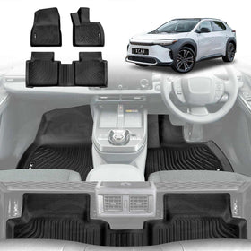 3D Floor Mats for Toyota bZ4X Auto 2WD 2023-Onwards All Weather Car Liners