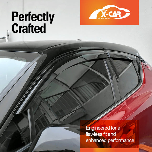 WeatherShields for Toyota CHR C-HR 2016-2023 Car Weather Shields Wind Deflectors Sun Visors