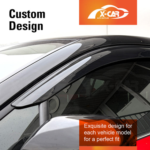 WeatherShields for Toyota CHR C-HR 2016-2023 Car Weather Shields Wind Deflectors Sun Visors