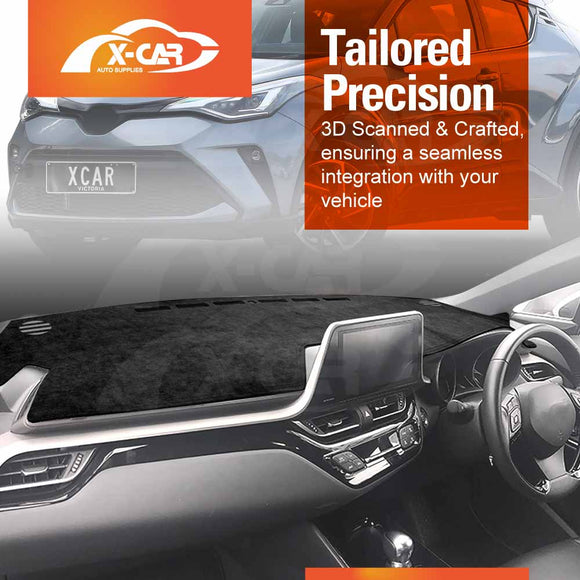 Dash Mat for Toyota CHR C-HR 2016-2023 Non-Slip Microfiber Pad Cover