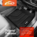 3D Floor Mats for Toyota C-HR CHR 2016-2023 All-Weather Liners-2