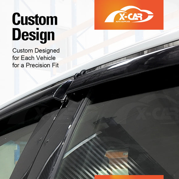 WeatherShields for Toyota Camry 2018-2024 Car Weather Shields Wind Deflectors Sun Visors